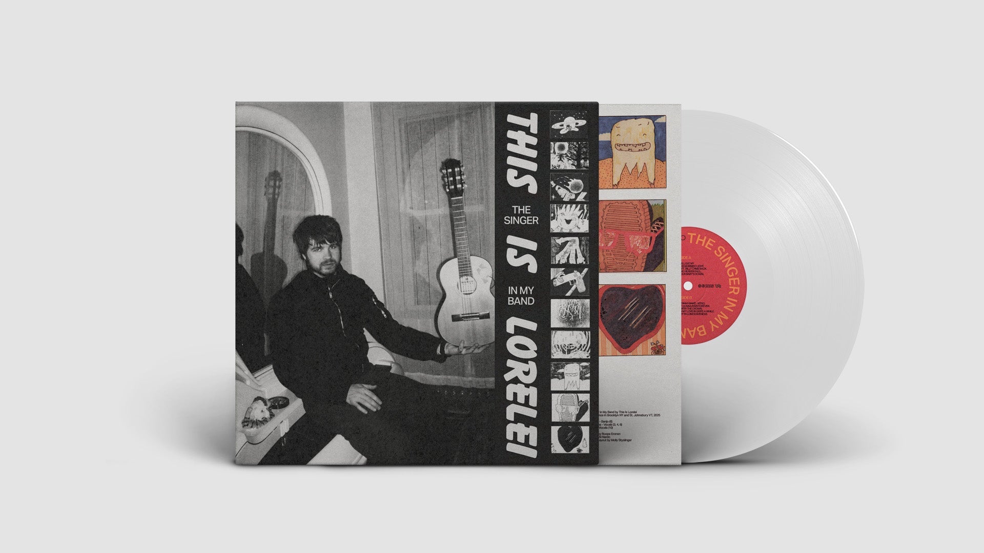 The Singer In My Band: White Vinyl LP