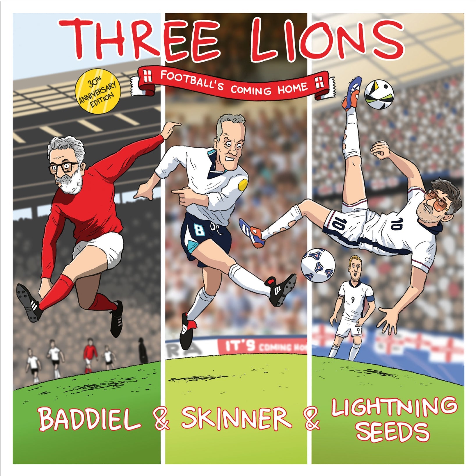 Three Lions (Football's Coming Home): 30th Anniversary Edition CD Single