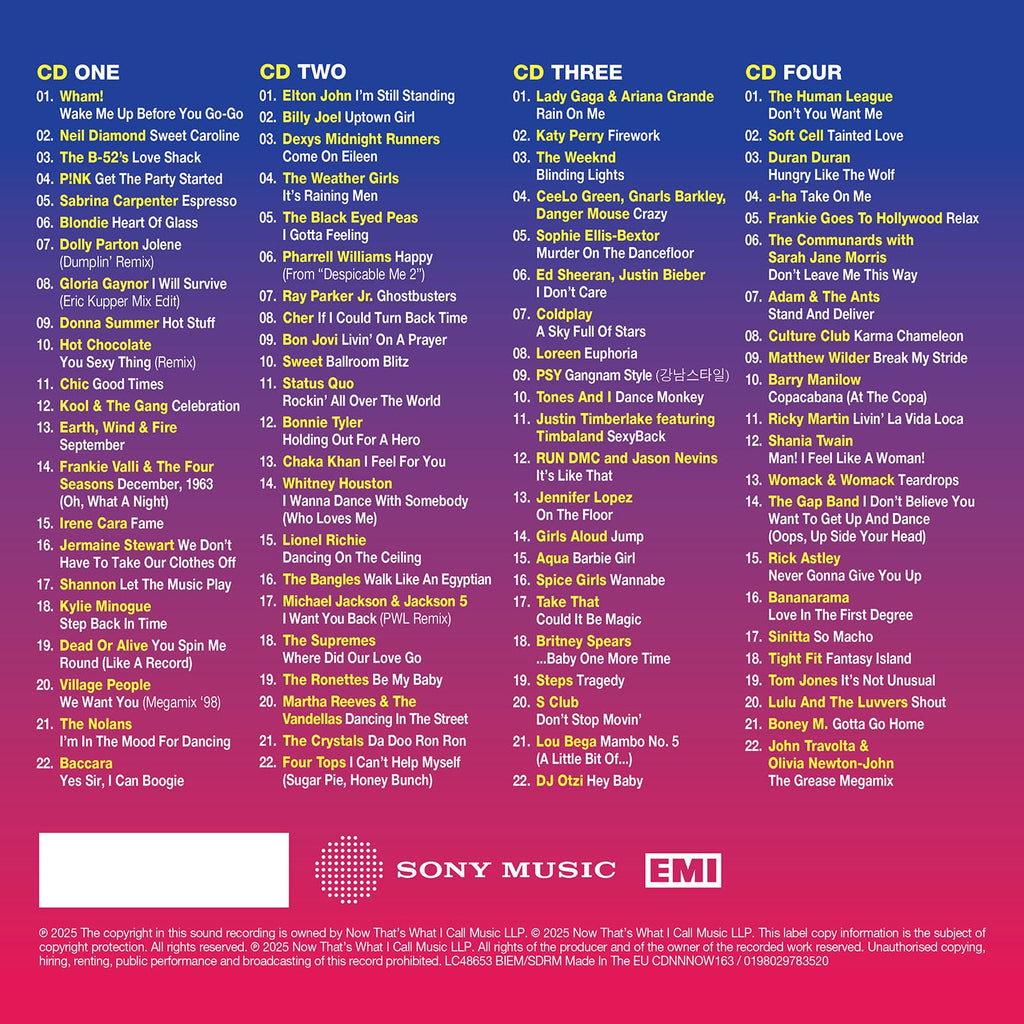 NOW That’s What I Call The Ultimate Party (4CD)