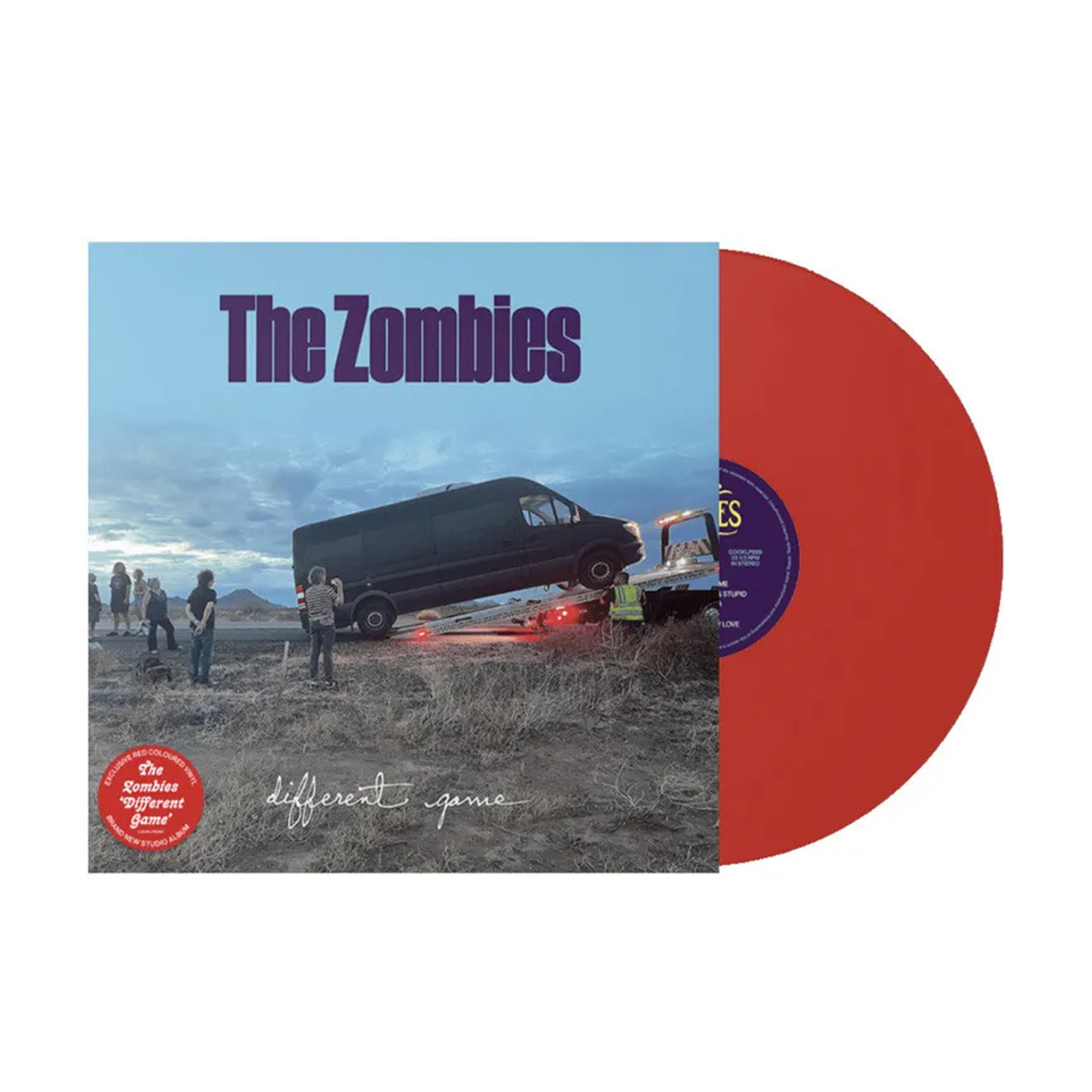 Different Game: Red Vinyl LP + Signed Print