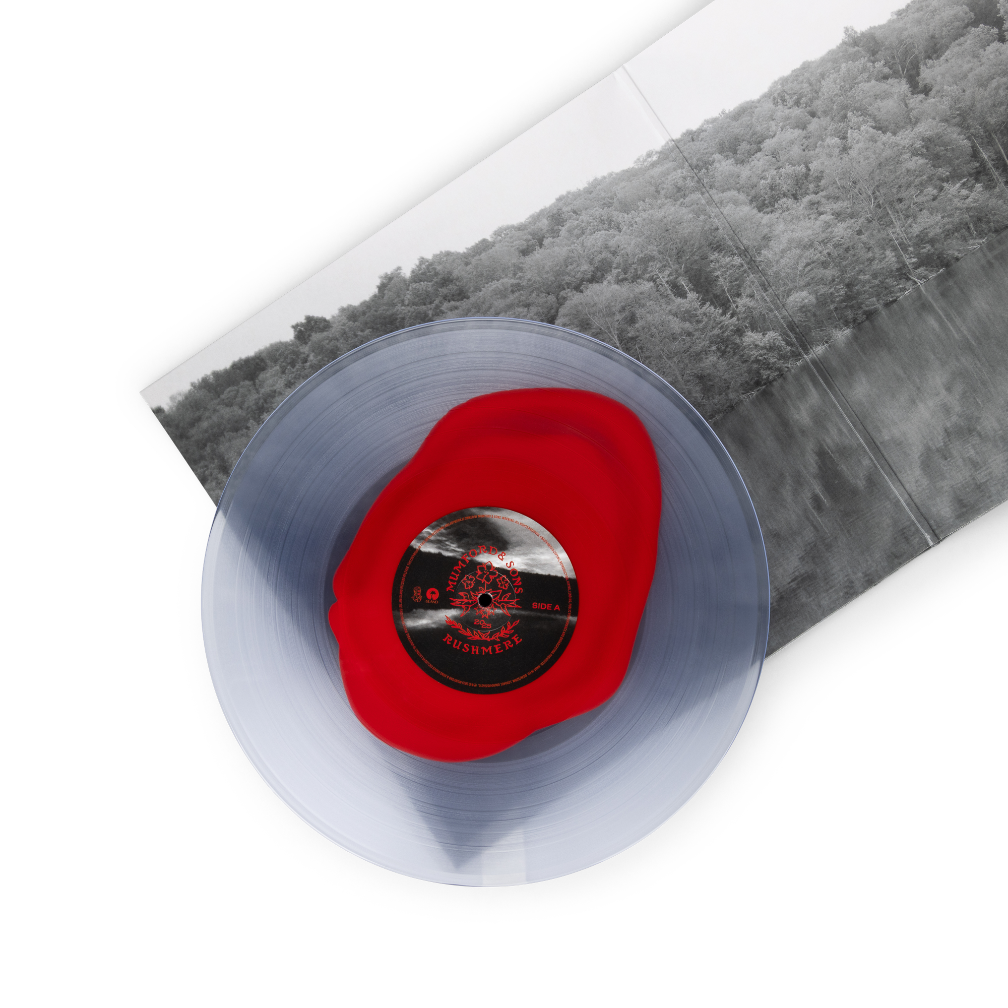 RUSHMERE: Monochrome Red on Clear Vinyl LP