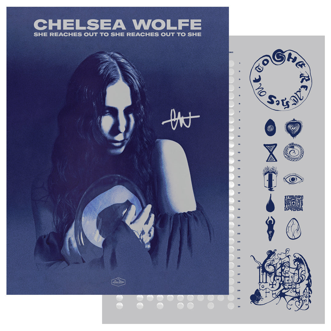 She Reaches Out To She Reaches Out To She: Limited Transparent Sea Green Vinyl LP + Signed Print