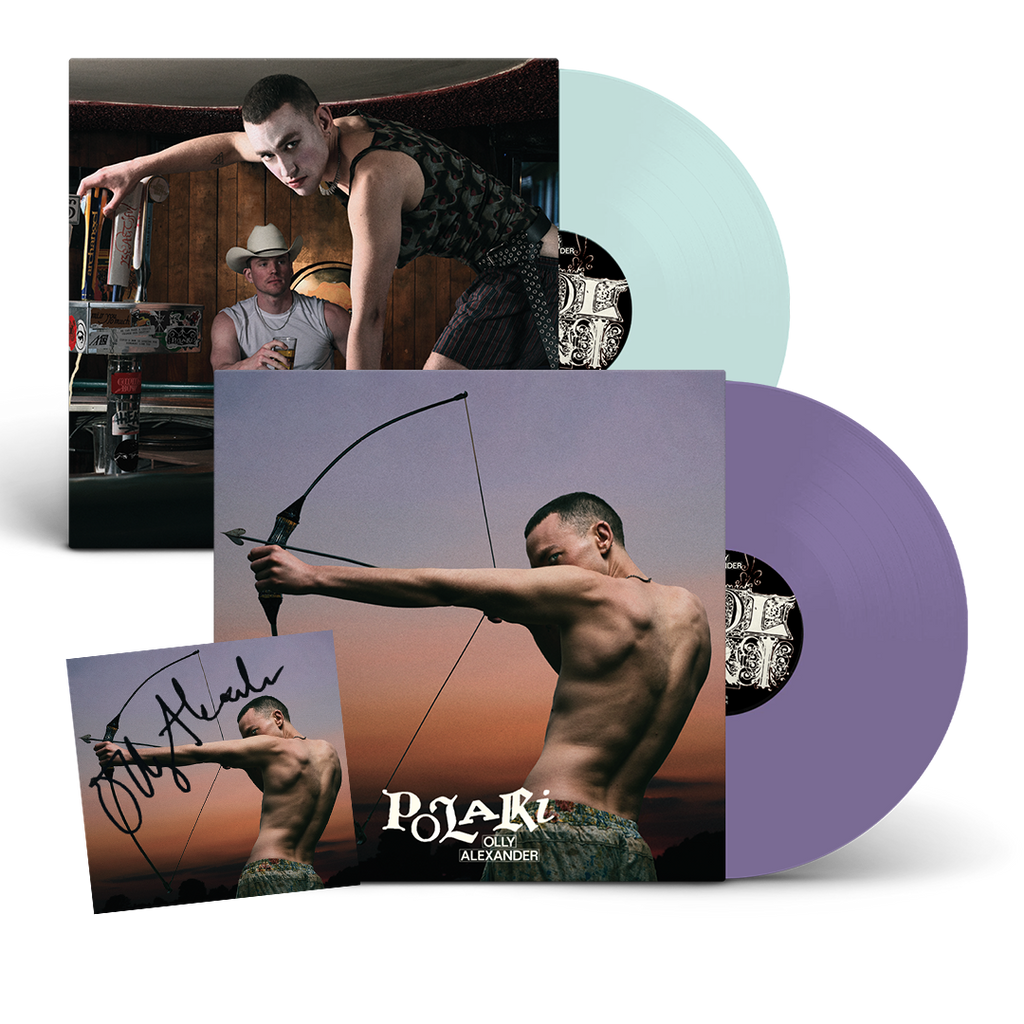 Polari: Limited Coke Bottle Clear Vinyl LP (w/ Alt Sleeve), Transparent Purple Vinyl LP + Signed Art Card