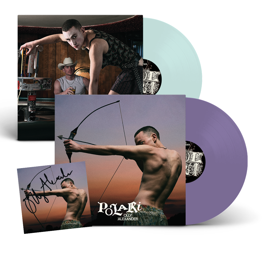 Polari: Limited Coke Bottle Clear Vinyl LP (w/ Alt Sleeve), Transparent Purple Vinyl LP + Signed Art Card