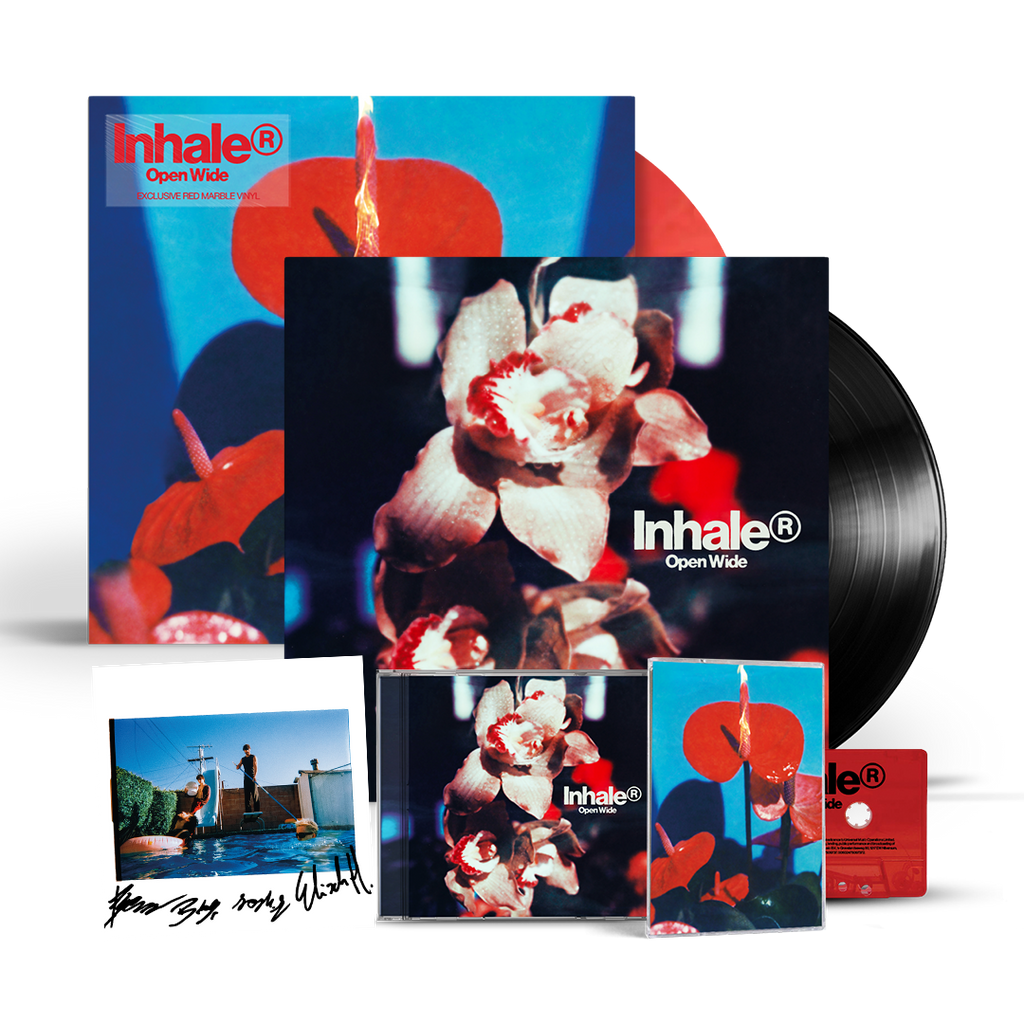 Open Wide: Limited Red Marble Vinyl LP, Black LP, CD, Cassette + Signed Art Card
