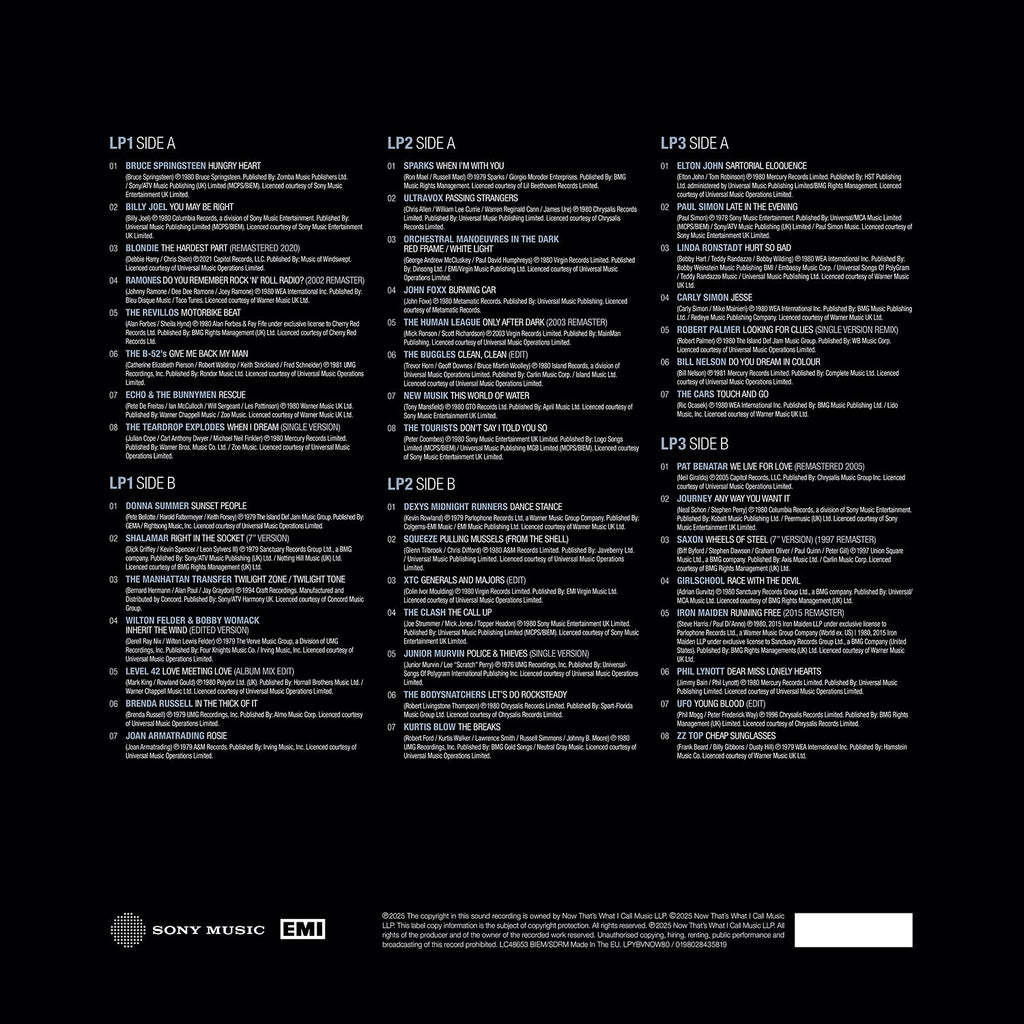 NOW Yearbook – THE VAULT: 1980 (3LP)