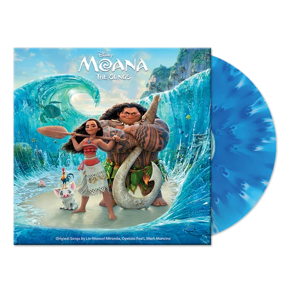 Moana - The Songs: Limited Wave Break Blue Vinyl LP