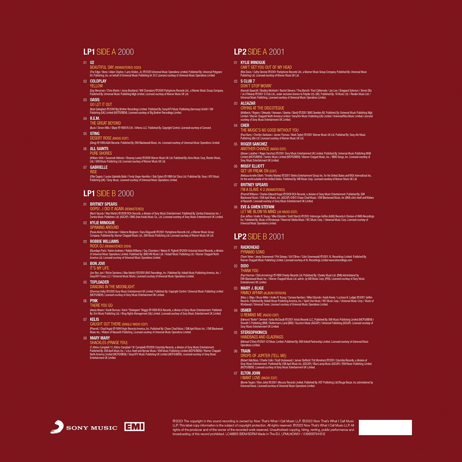 NOW - Millennium 2000 - 2001 (2LP)