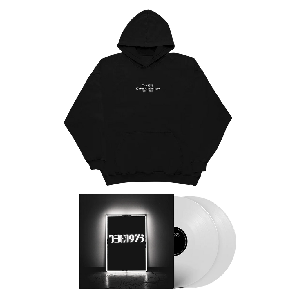 The 1975 (10th Anniversary Edition): Limited White Vinyl 2LP + 10YR Hoodie Bundle
