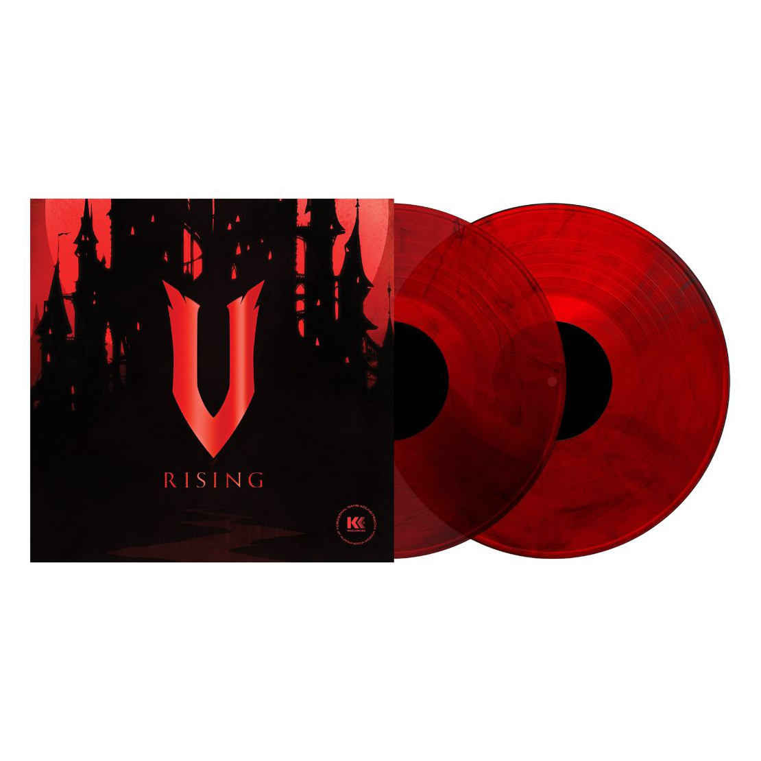 V Rising (Original Game Soundtrack): Marble Black & Transparent Red Vinyl 2LP