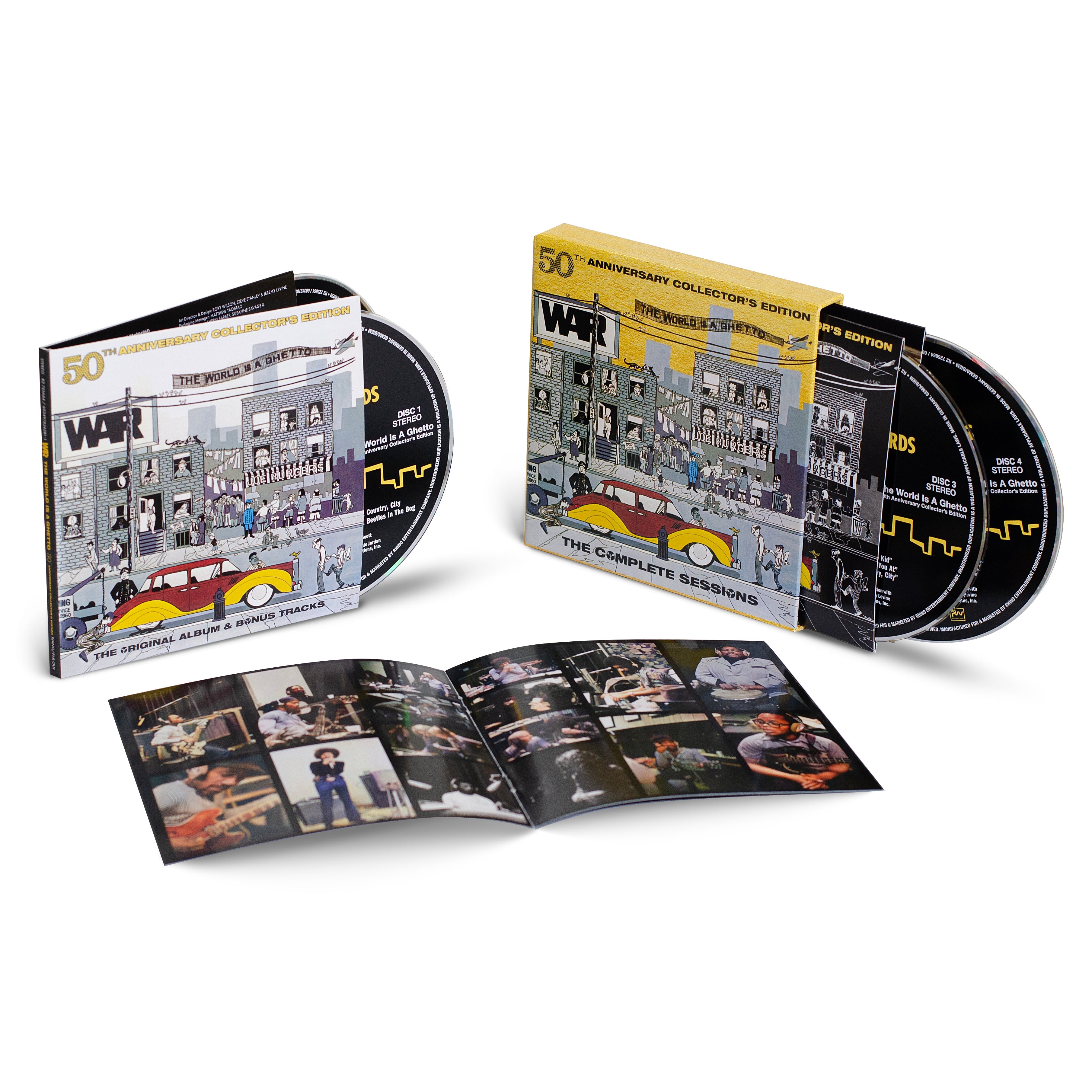 The World Is A Ghetto - The Complete Sessions: 4CD