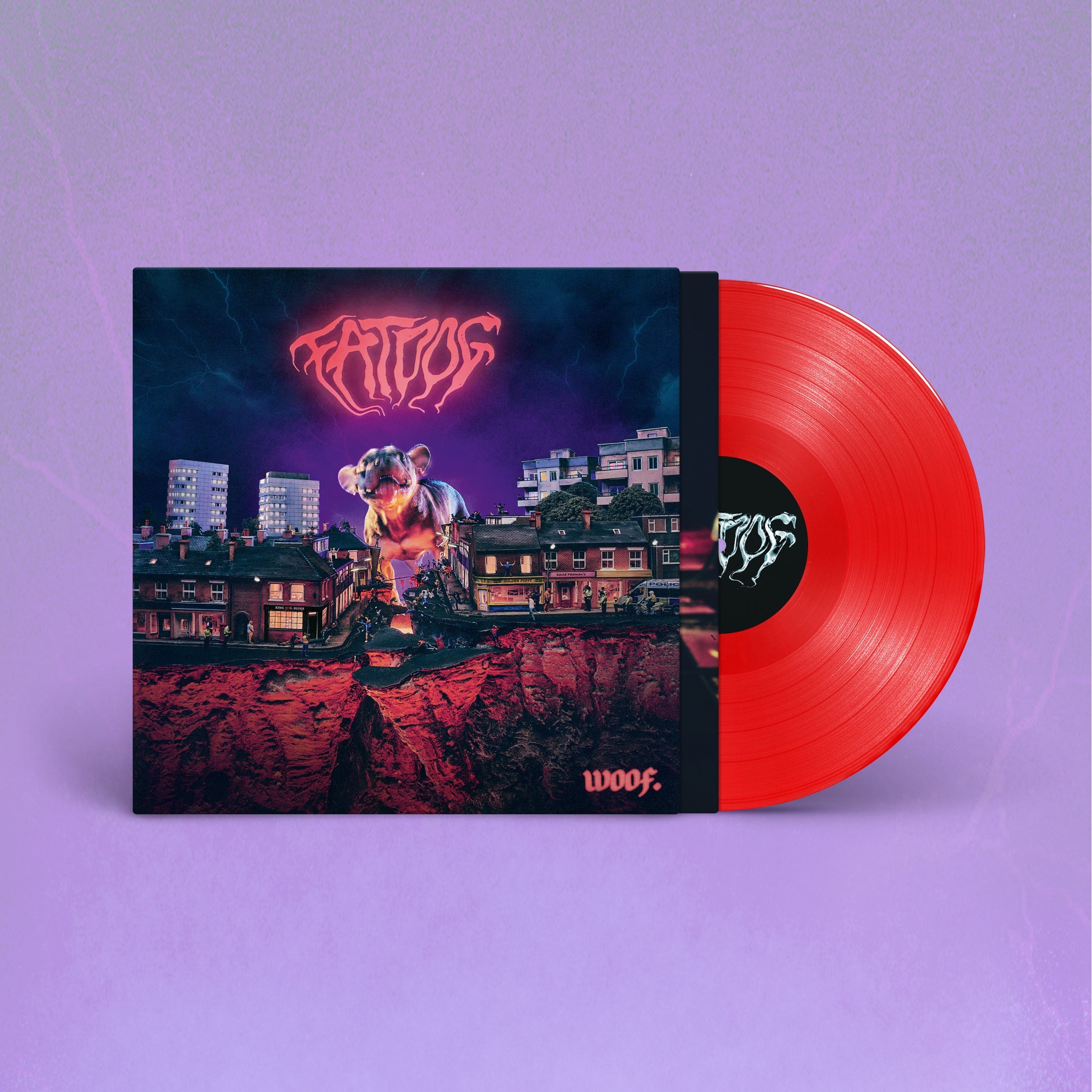 WOOF. Limited Red Vinyl LP