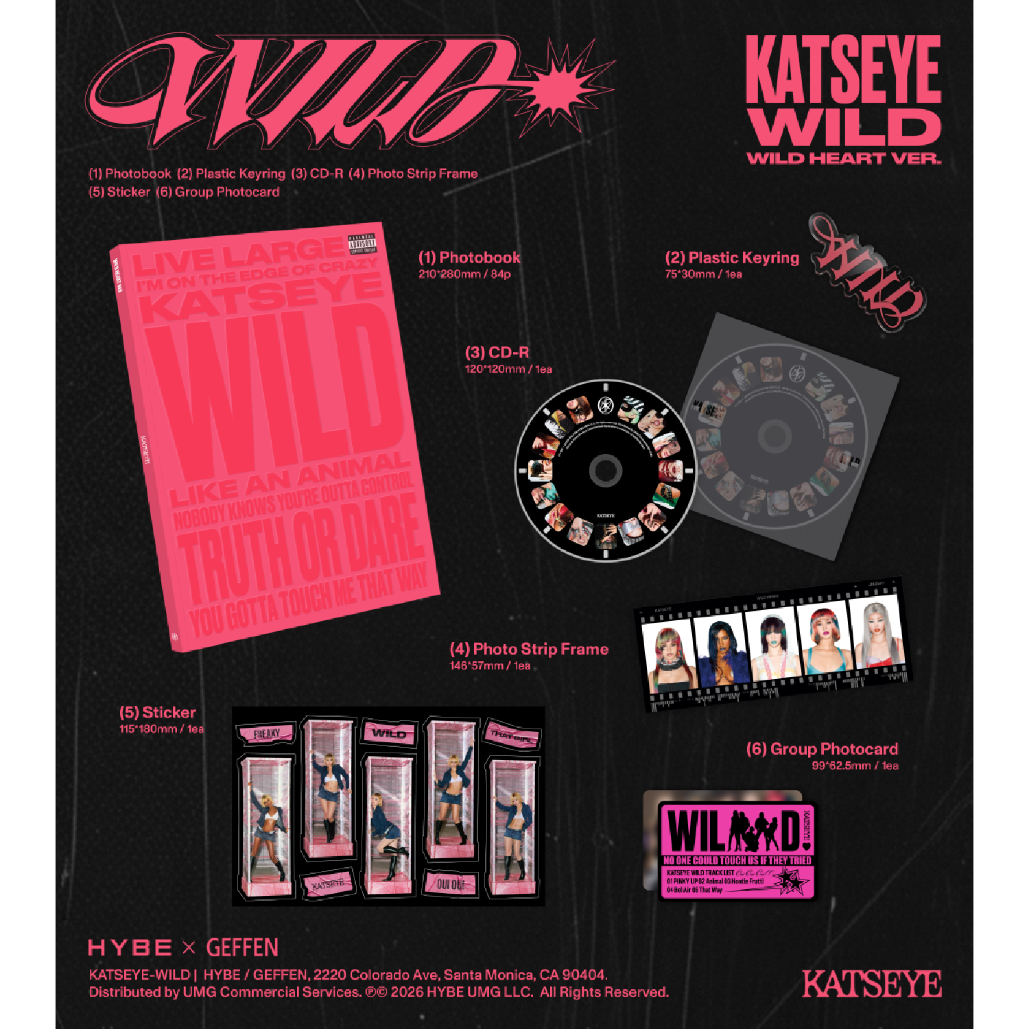 WILD - Wild heart ver. CD