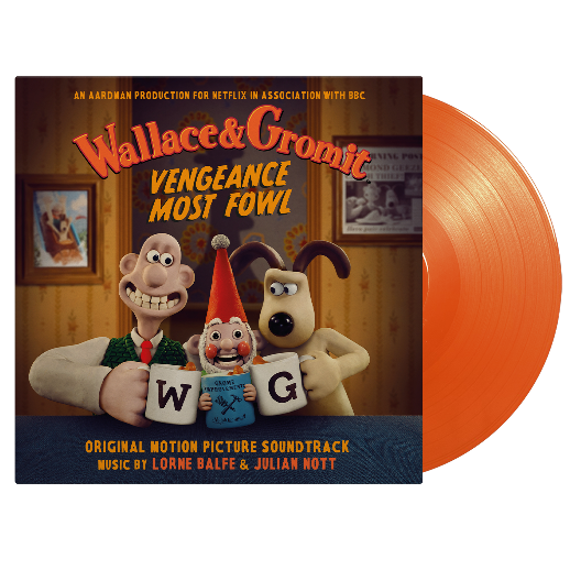Wallace and Gromit: Vengeance Most Fowl: Orange Vinyl LP.
