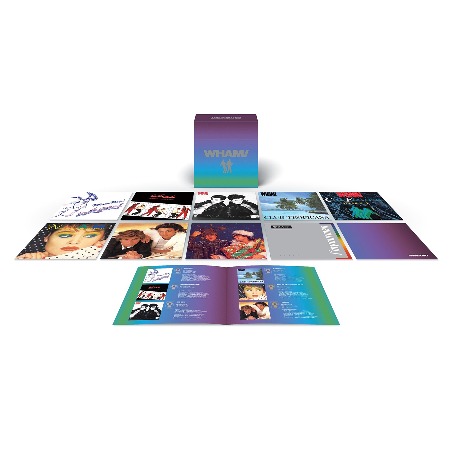 The Singles: Exclusive Limited Blue Vinyl 2LP + 10CD Box Set Bundle