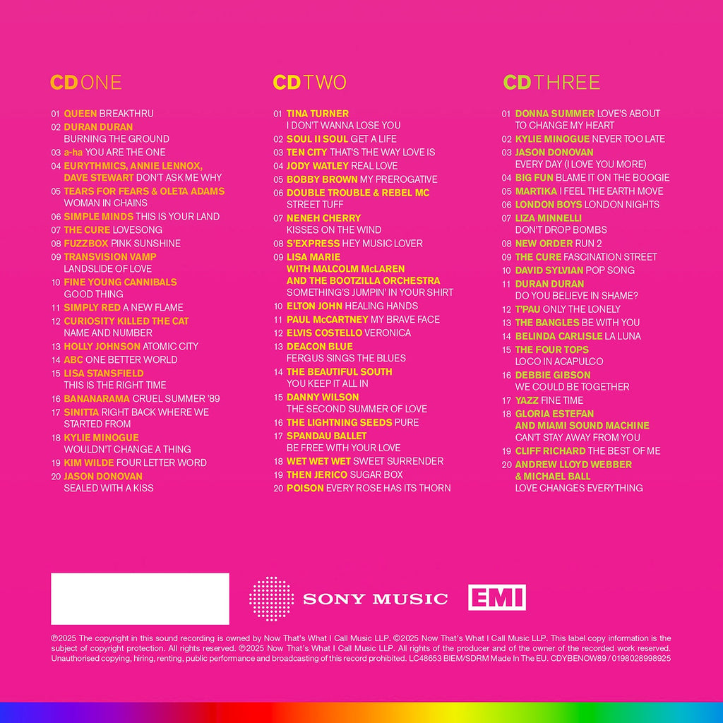 NOW – Yearbook Extra 1989 (3CD)