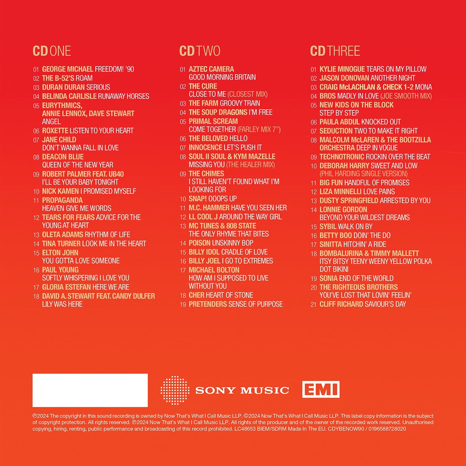 NOW – Yearbook Extra 1990 CD
