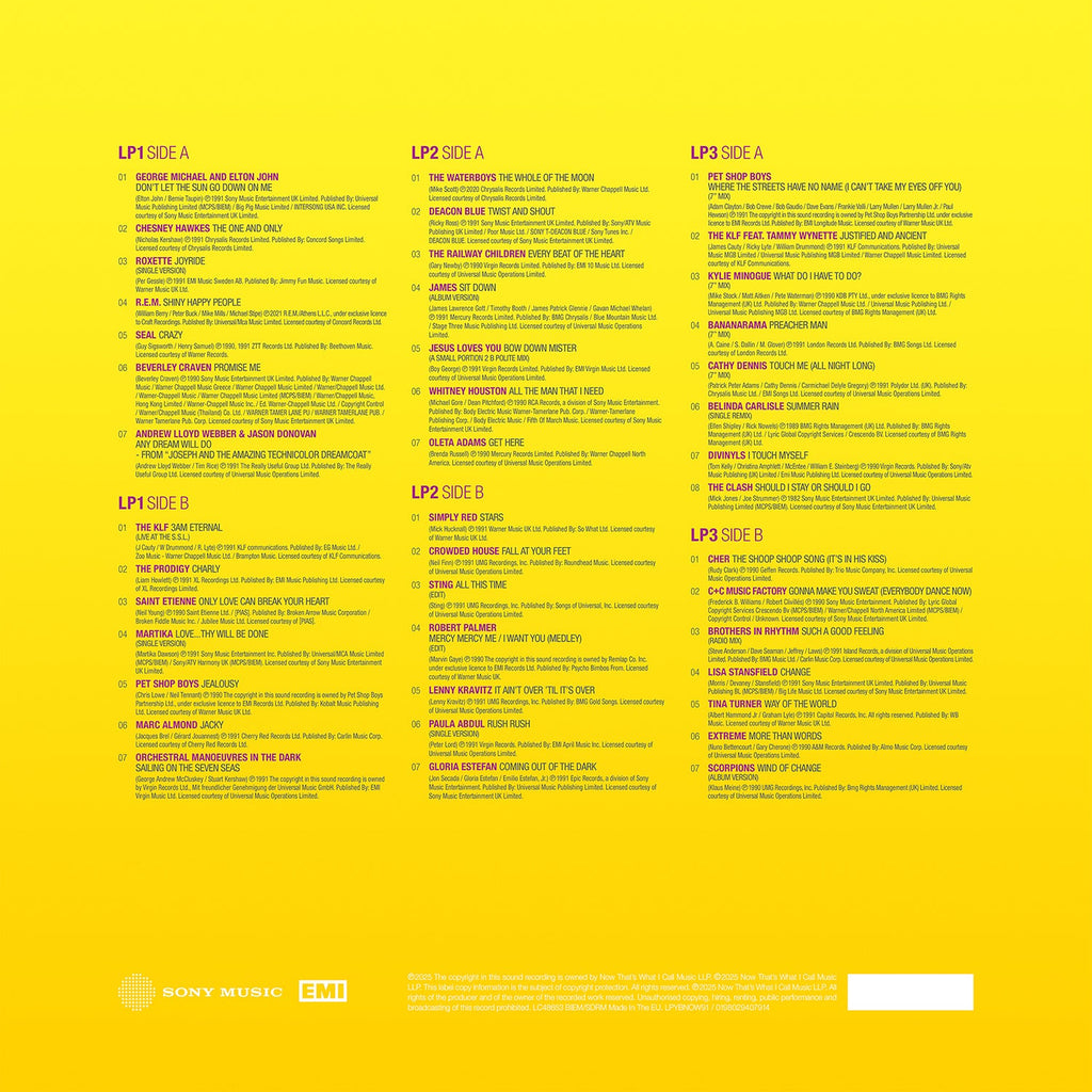 NOW – Yearbook 1991 (3LP)