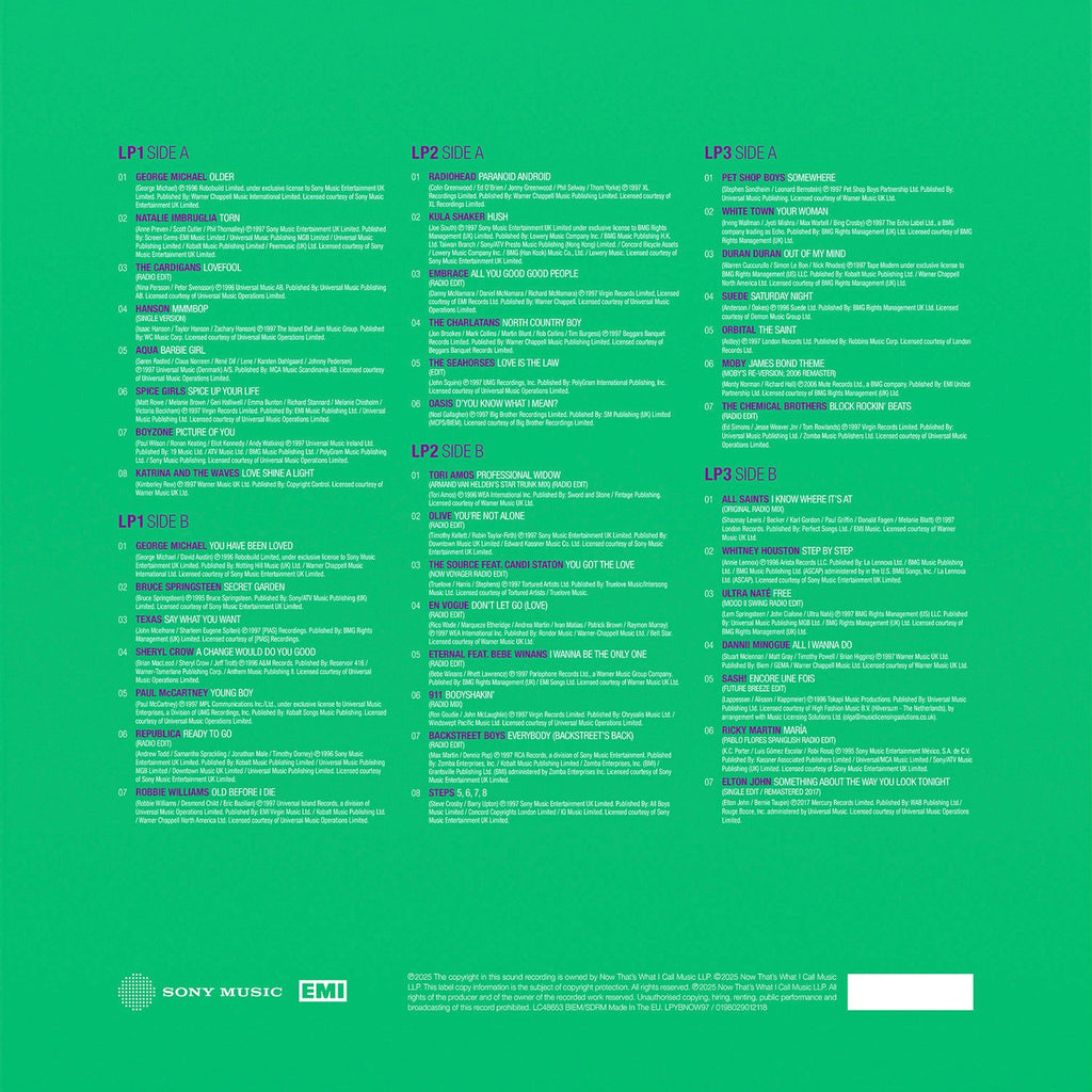 NOW – Yearbook 1997 (3LP)