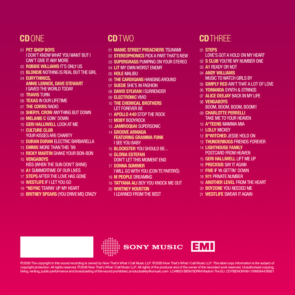 NOW – Yearbook Extra 1999