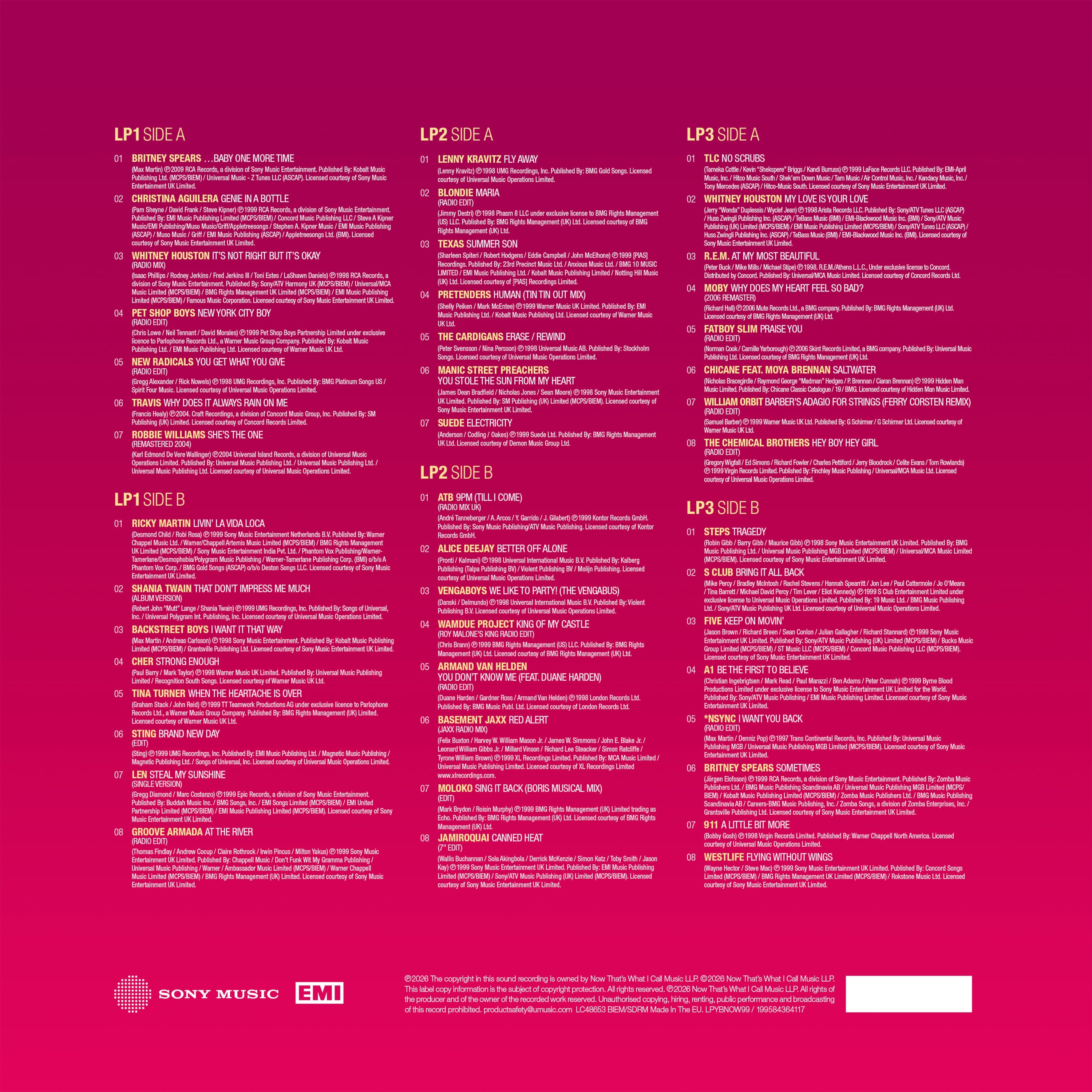 NOW - Yearbook 1999 (3LP)