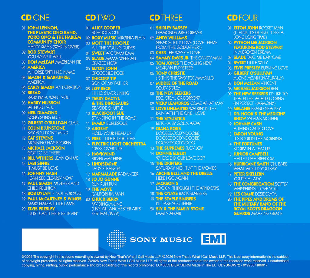 NOW – Yearbook 1972 (4CD)