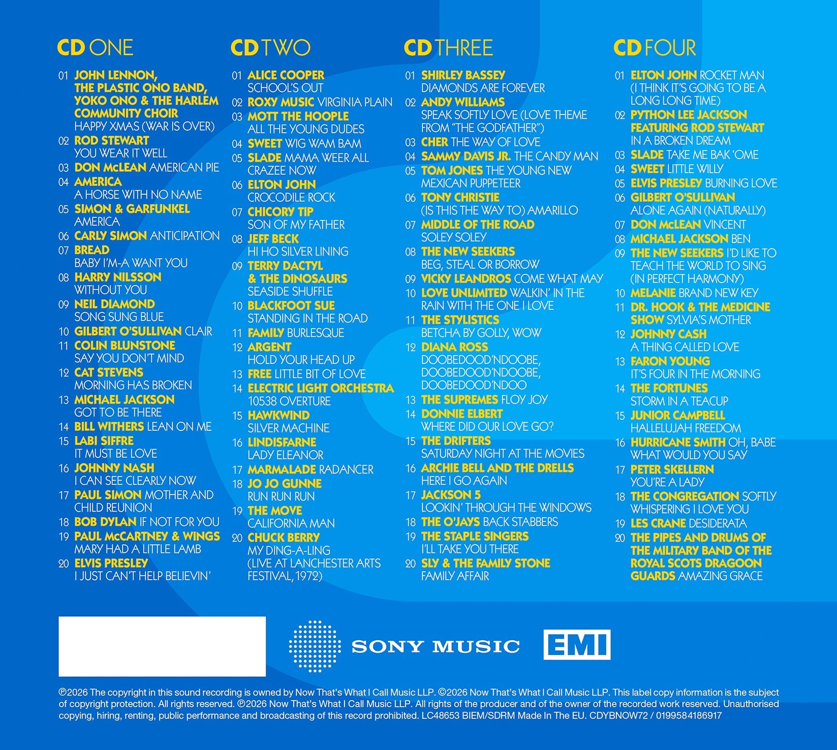 NOW – Yearbook 1972 (4CD)