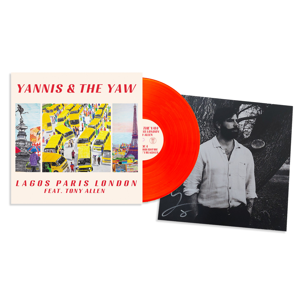 Lagos Paris London: Limited Red Vinyl LP + Signed Print