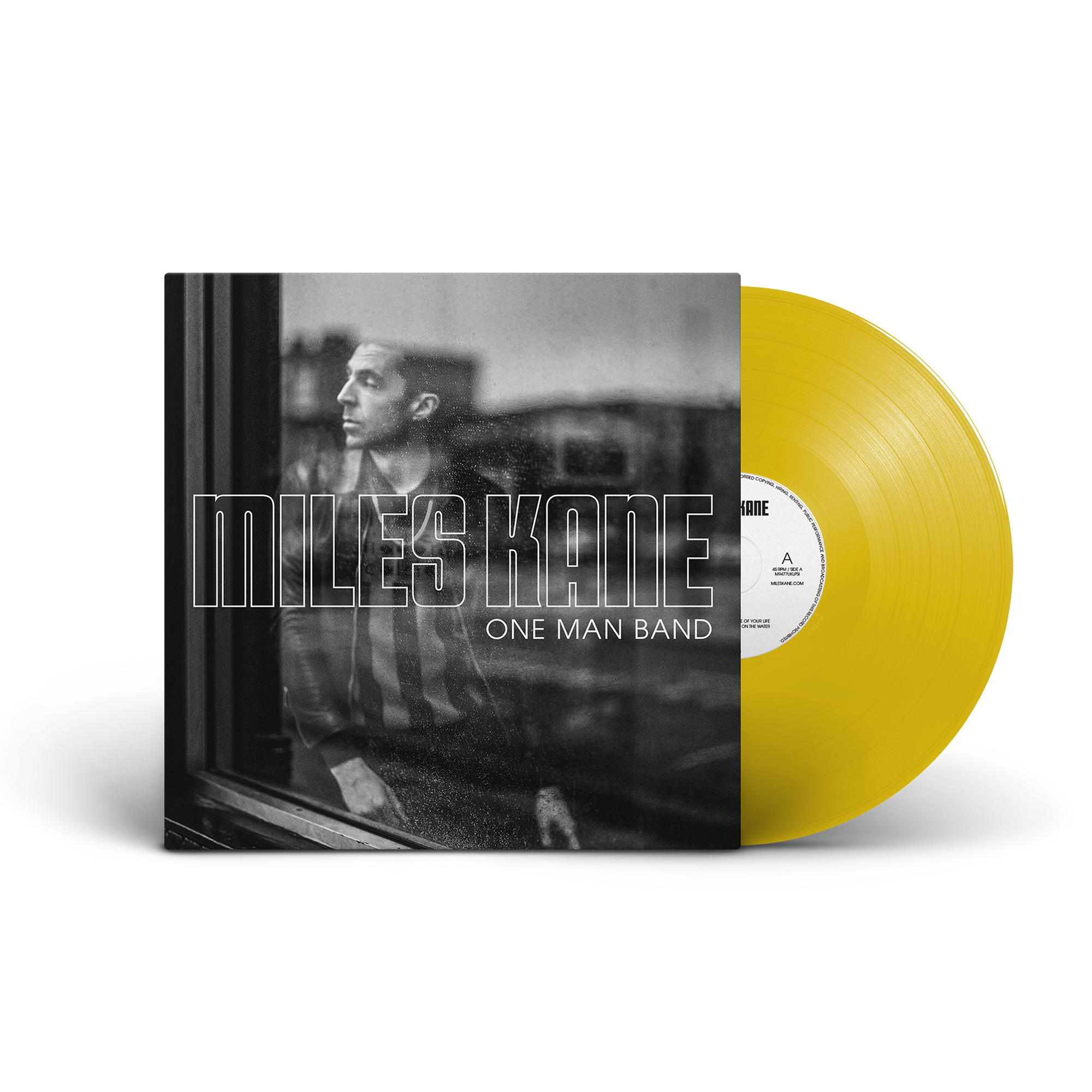 One Man Band: Transparent Yellow Vinyl LP