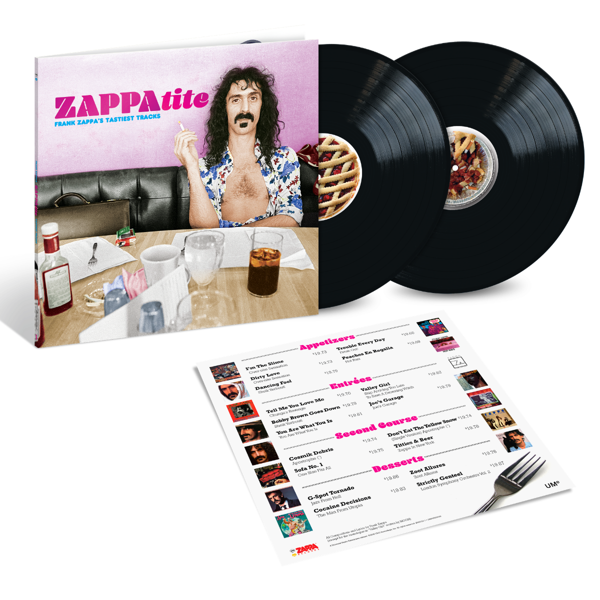 ZAPPAtite: Frank Zappa’s Tastiest Tracks: Vinyl 2LP