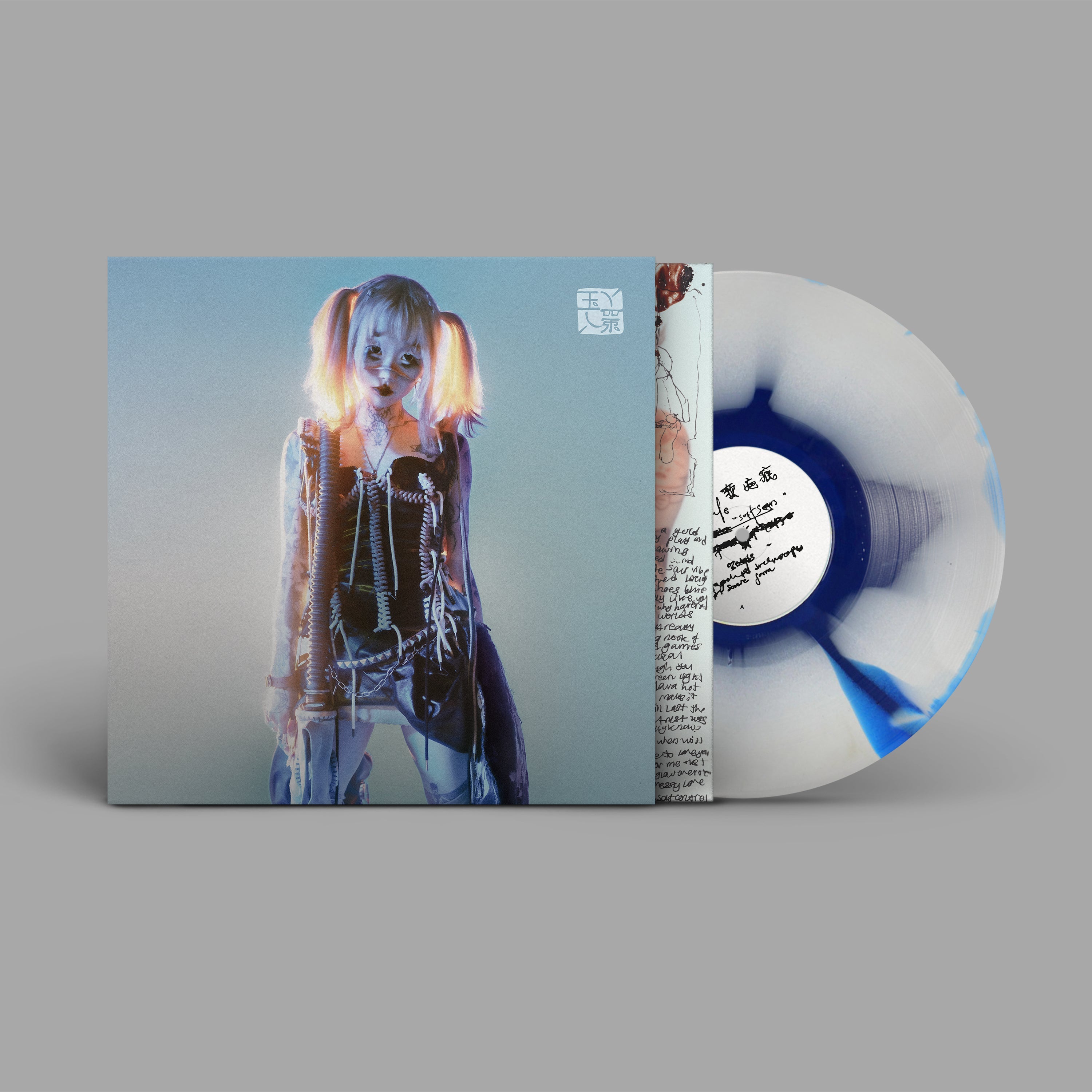 Softscars: Limited White + Blue “Ink Spill” Vinyl LP