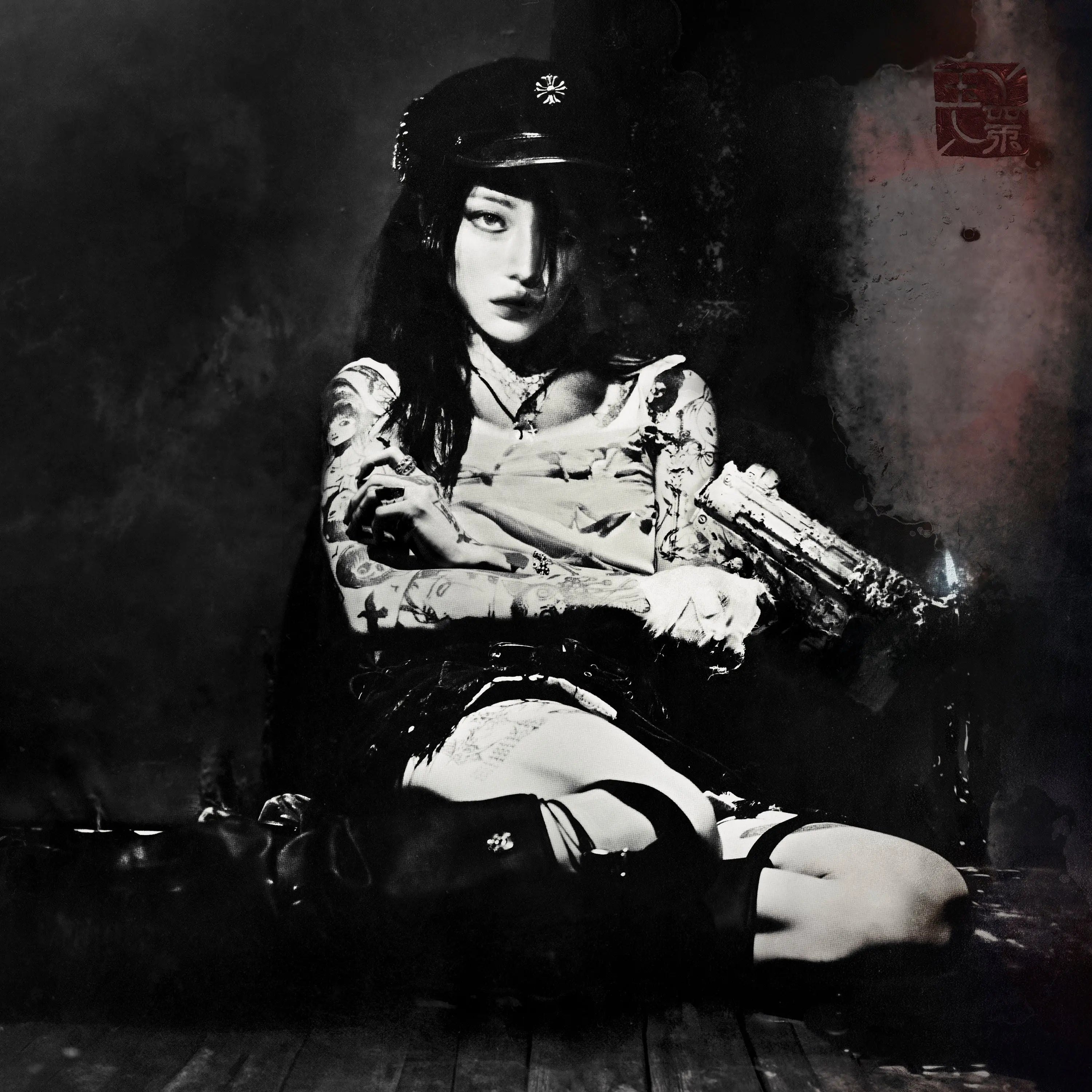 Evangelic Girl is a Gun: Limited Bloodlust Marble Red Vinyl LP