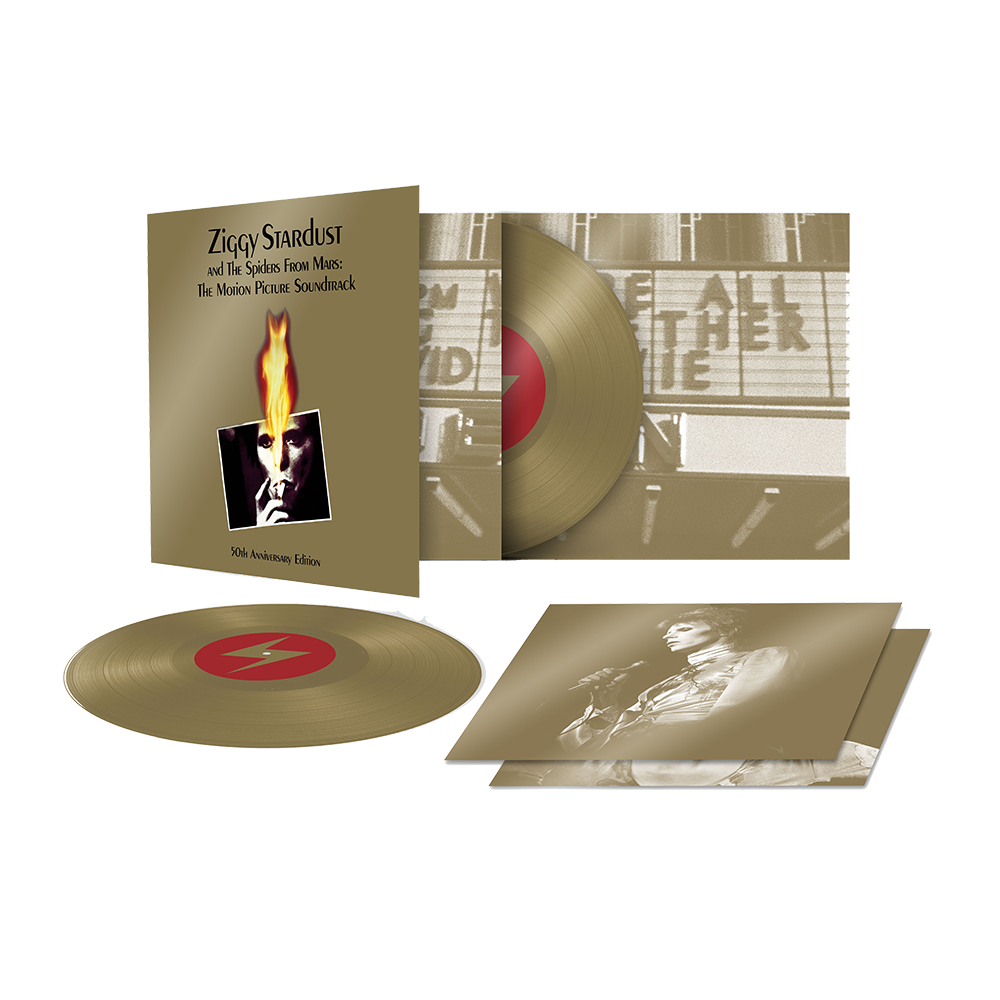 Ziggy Stardust & The Spiders From Mars - The Motion Picture Soundtrack: Limited 50th Anniversary Gold Vinyl 2LP