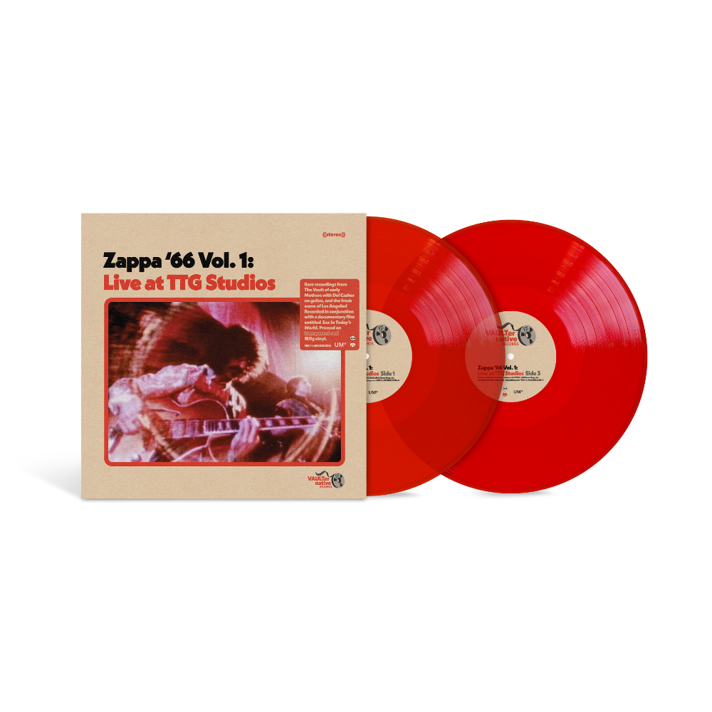Zappa '66 Vol. 1: Live At TTG Studios Translucent Red Vinyl 2LP