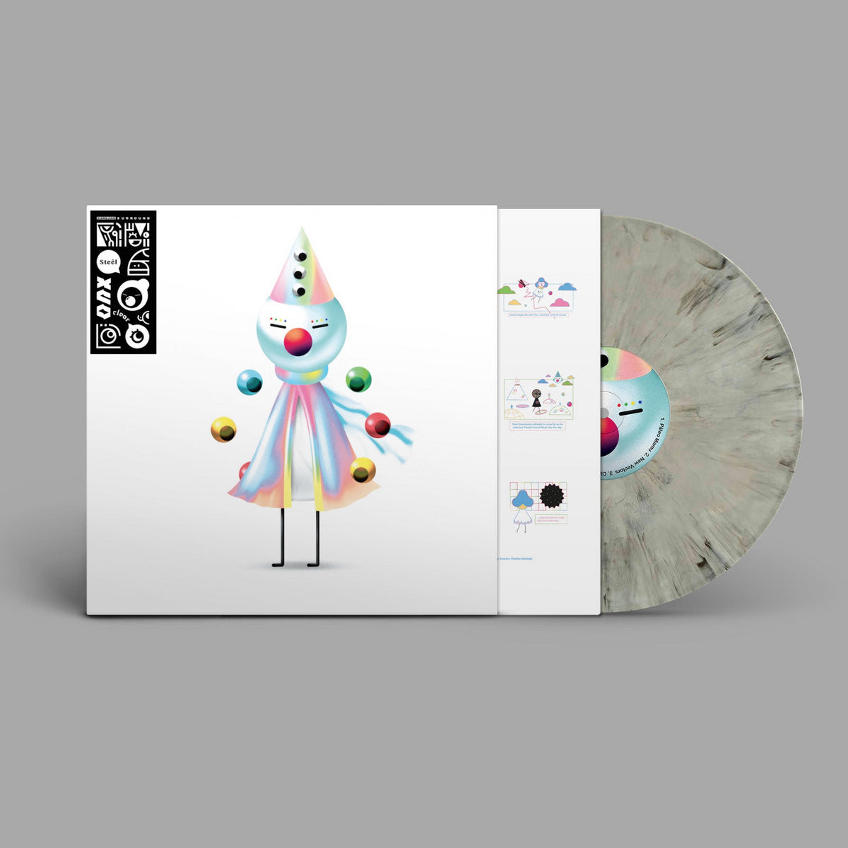 Clear Tamei / Steel Mogu: Limited Grey Marbled Vinyl LP