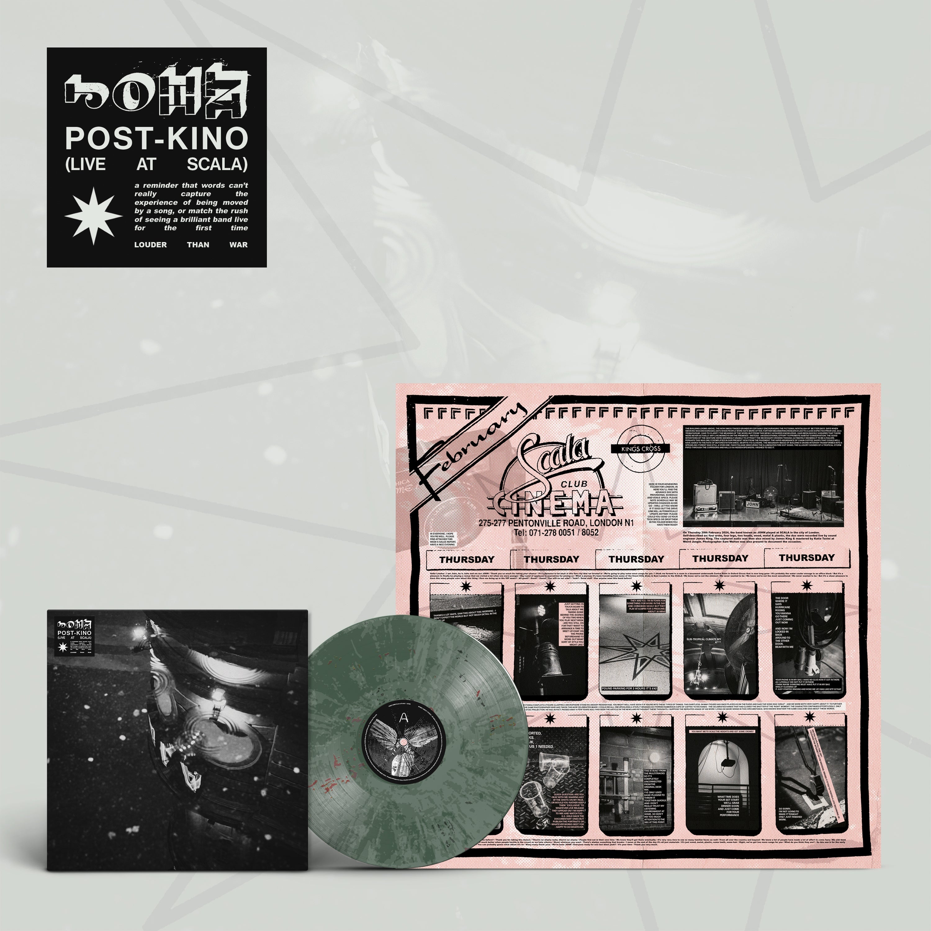POST-KINO (LIVE AT SCALA): Limited Eco-Mix Vinyl LP + Poster