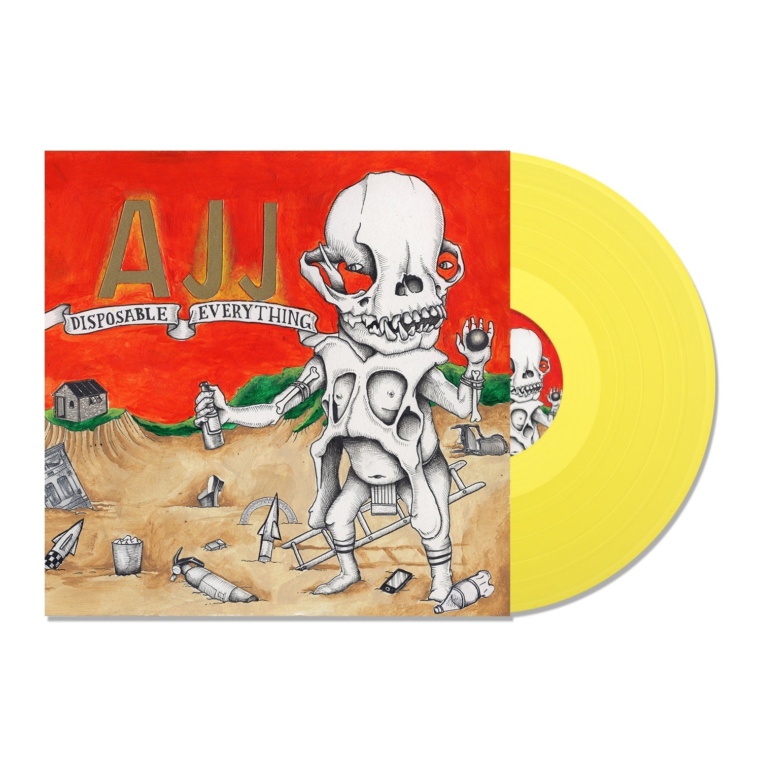 Disposable Everything: Limited Edition Transparent Yellow Vinyl LP