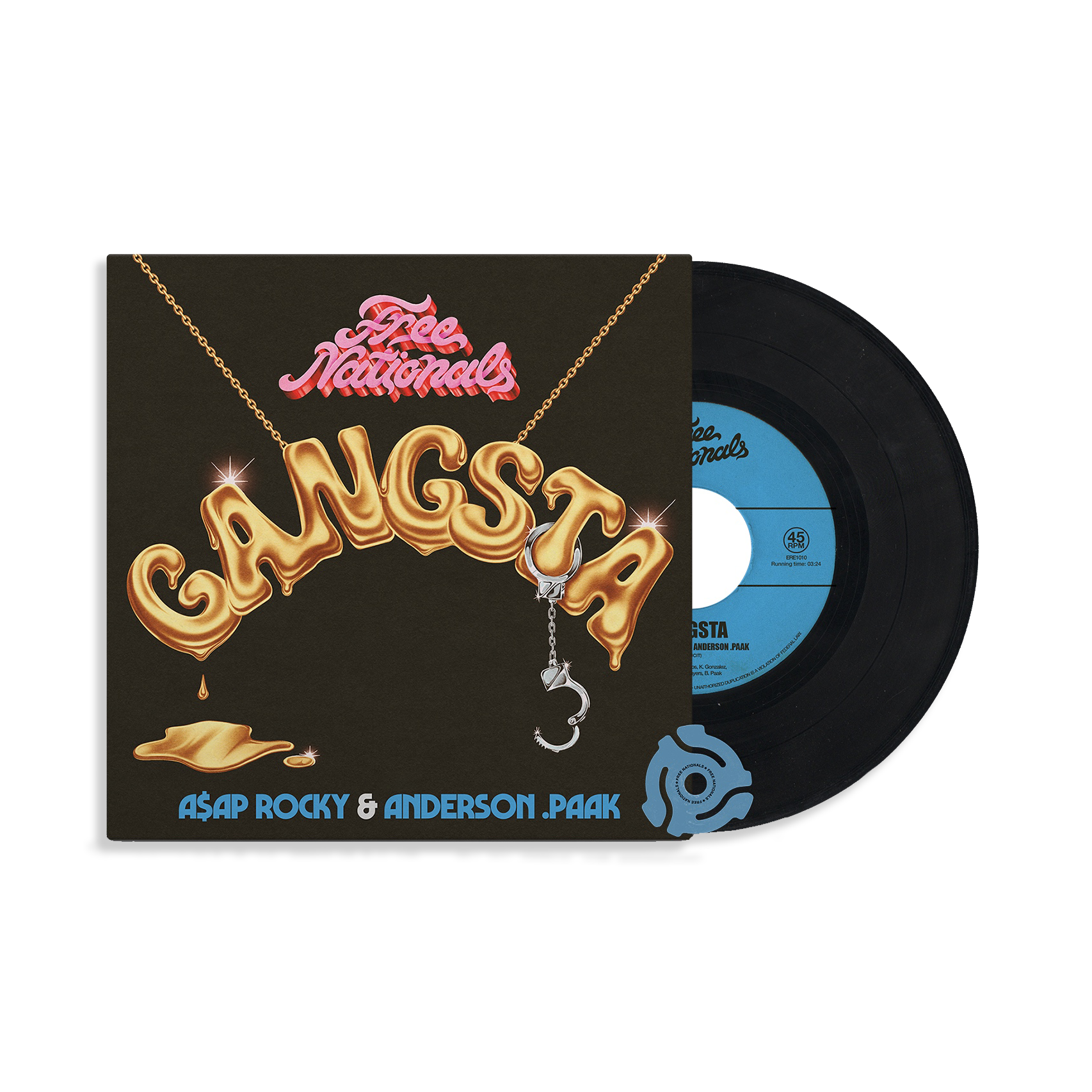 Gangsta (feat. A$AP Rocky & Anderson .Paak): Vinyl 7" Single