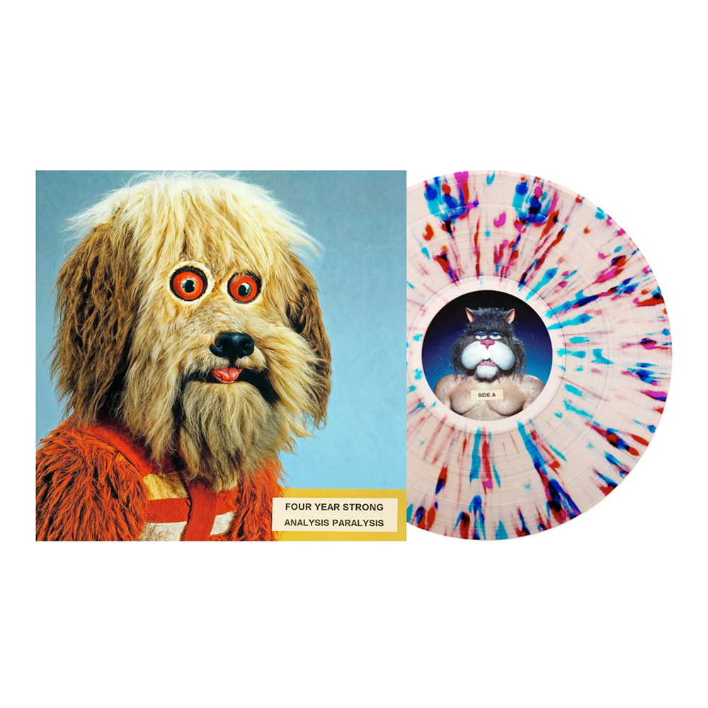 analysis paralysis: Milky Clear w/ Blue, Red and Purple Splatter Vinyl LP