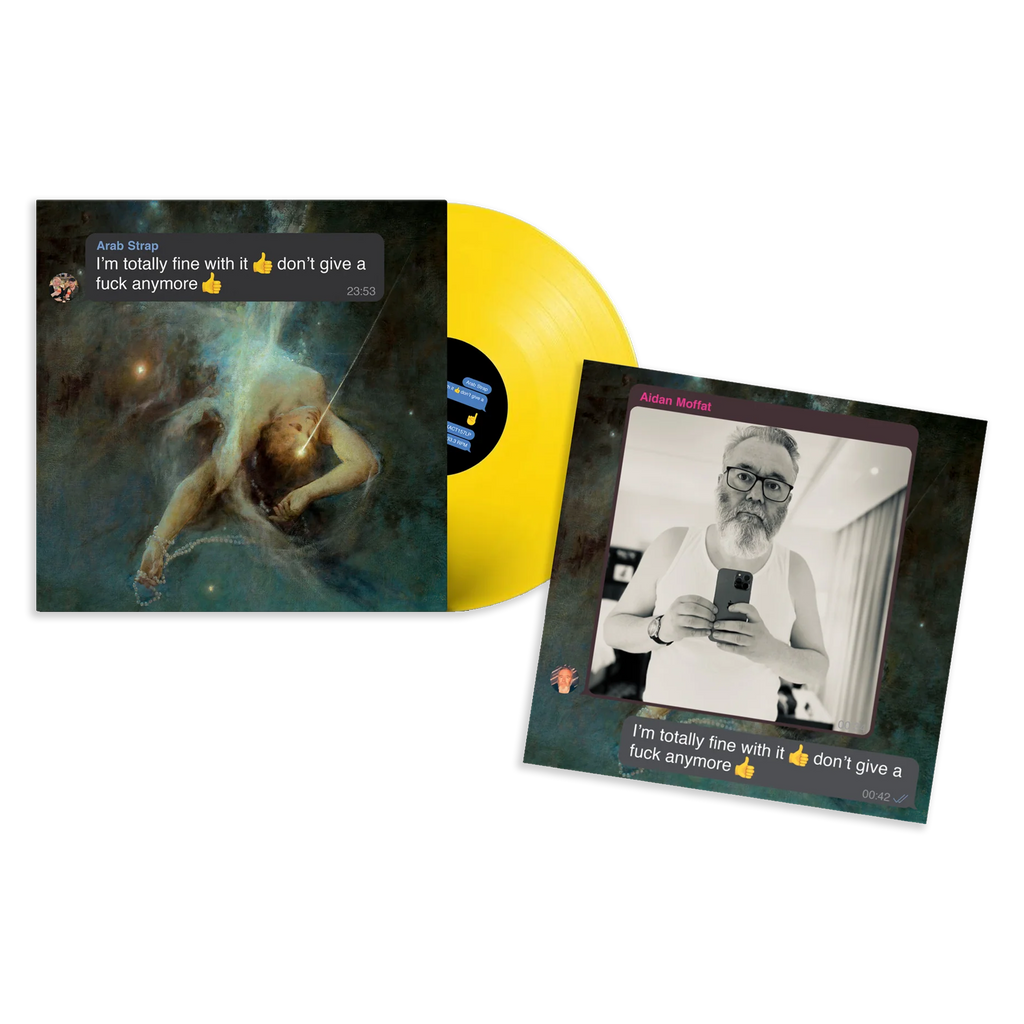 I’m totally fine with it 👍don’t give a fuck anymore 👍: Limited Emoji Yellow Vinyl LP + Signed Double-Sided Print