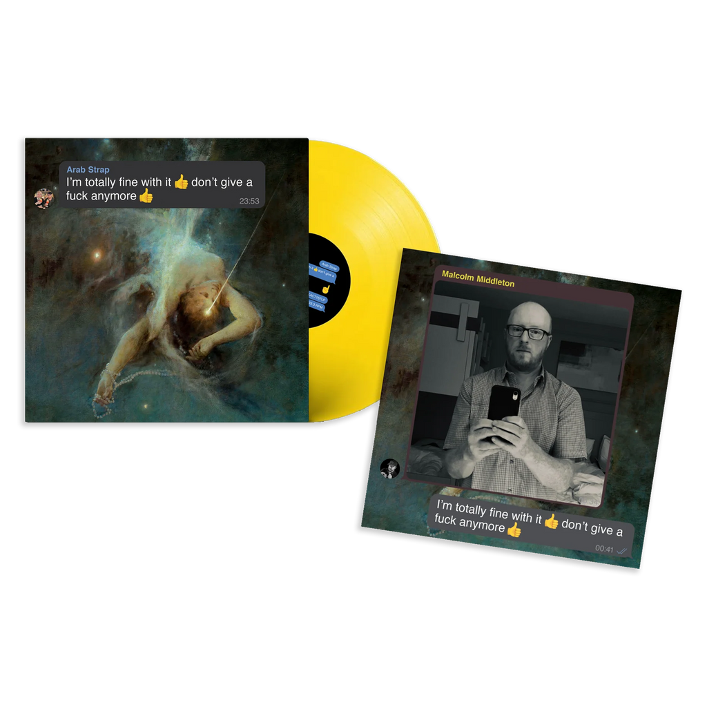I’m totally fine with it 👍don’t give a fuck anymore 👍: Limited Emoji Yellow Vinyl LP + Signed Double-Sided Print