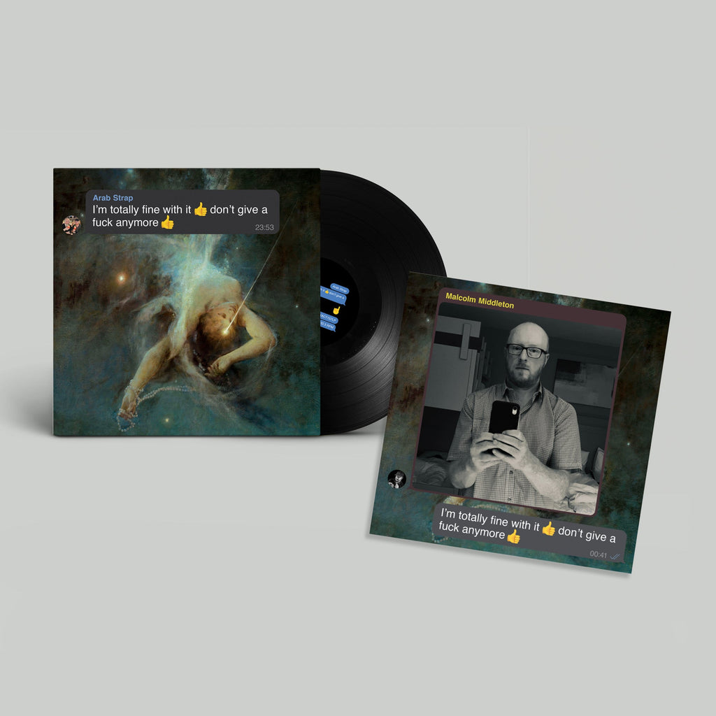 I’m totally fine with it 👍don’t give a fuck anymore 👍: Vinyl LP + Signed Double-Sided Art Card