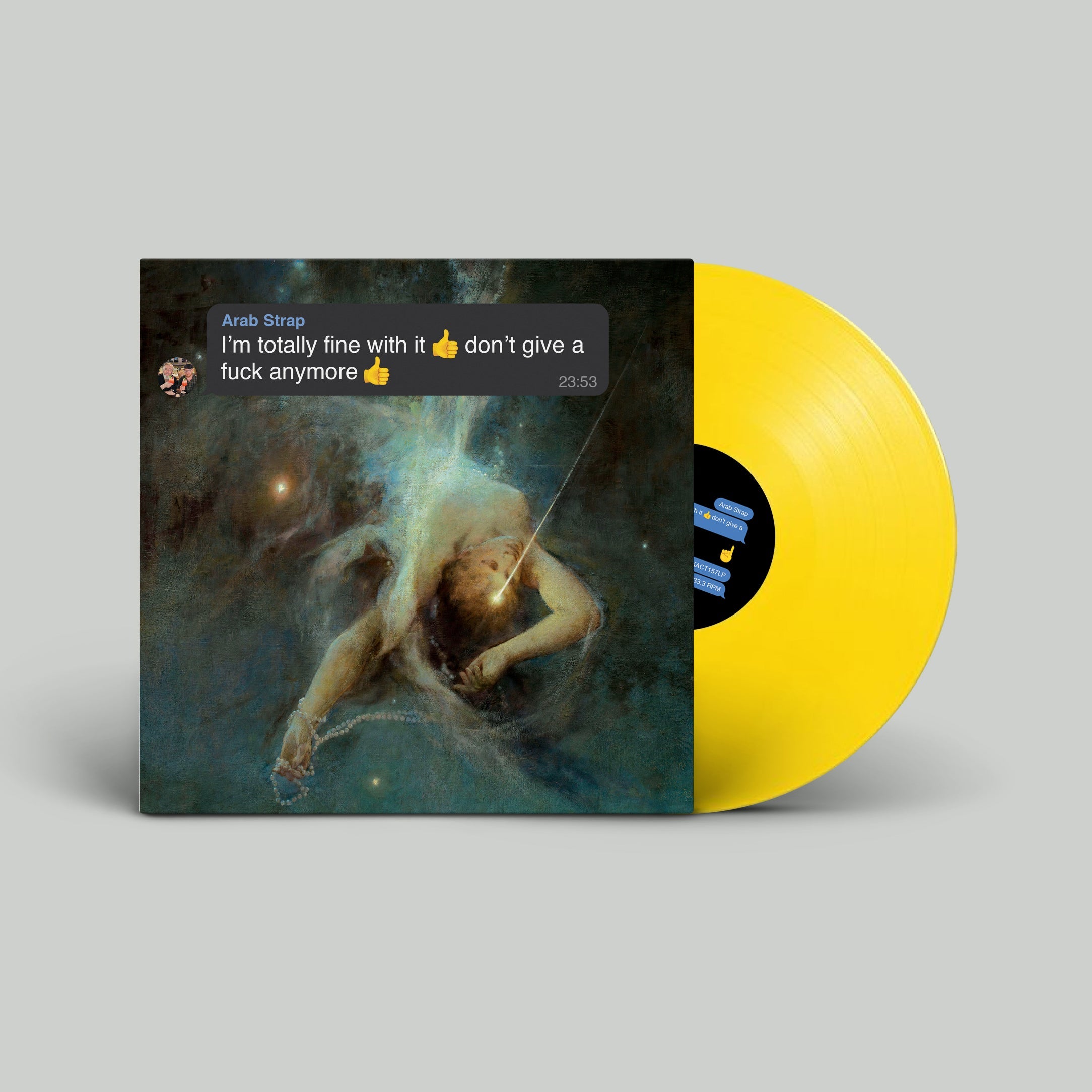 I’m totally fine with it 👍don’t give a fuck anymore 👍: Limited 'Emoji Yellow' Vinyl LP