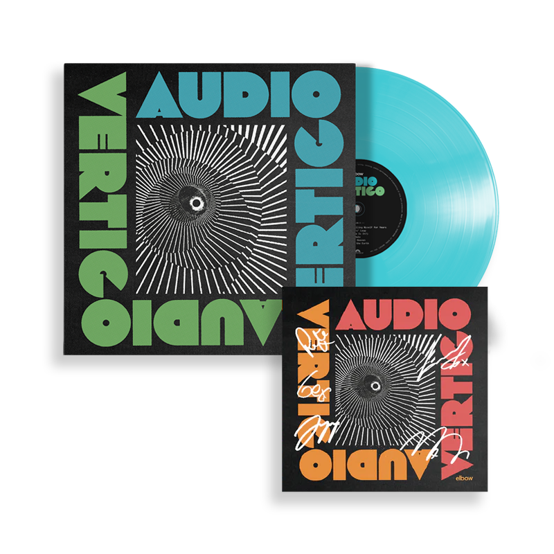 AUDIO VERTIGO: Limited Transparent Blue Vinyl LP (w/ Alt Artwork) + Signed Art Card
