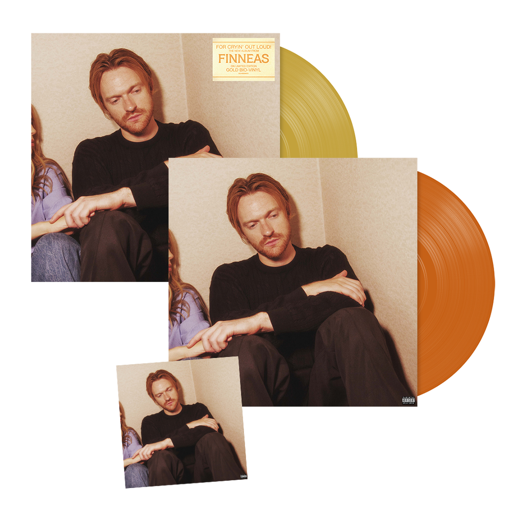 For Cryin' Out Loud! Limited Orange Injection Mold Bio-Vinyl LP, Gold Vinyl LP + Signed Art Card