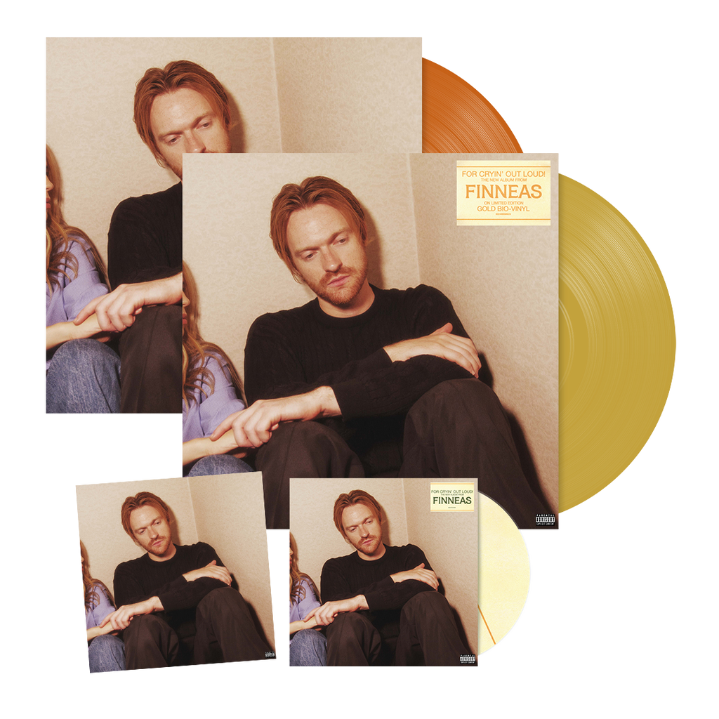 For Cryin' Out Loud! Limited Orange Injection Mold Bio-Vinyl LP, Gold Vinyl LP, CD + Signed Art Card