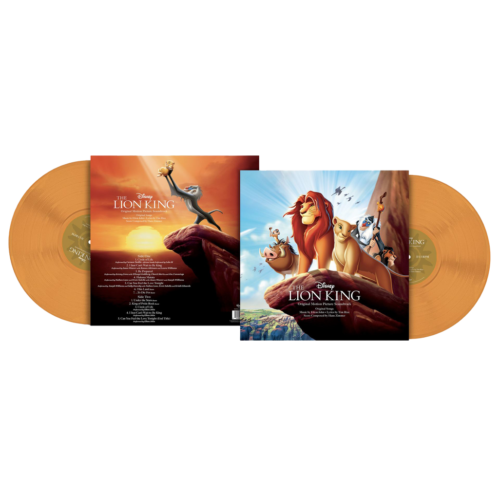 The Lion King: Limited Edition Orange Vinyl LP