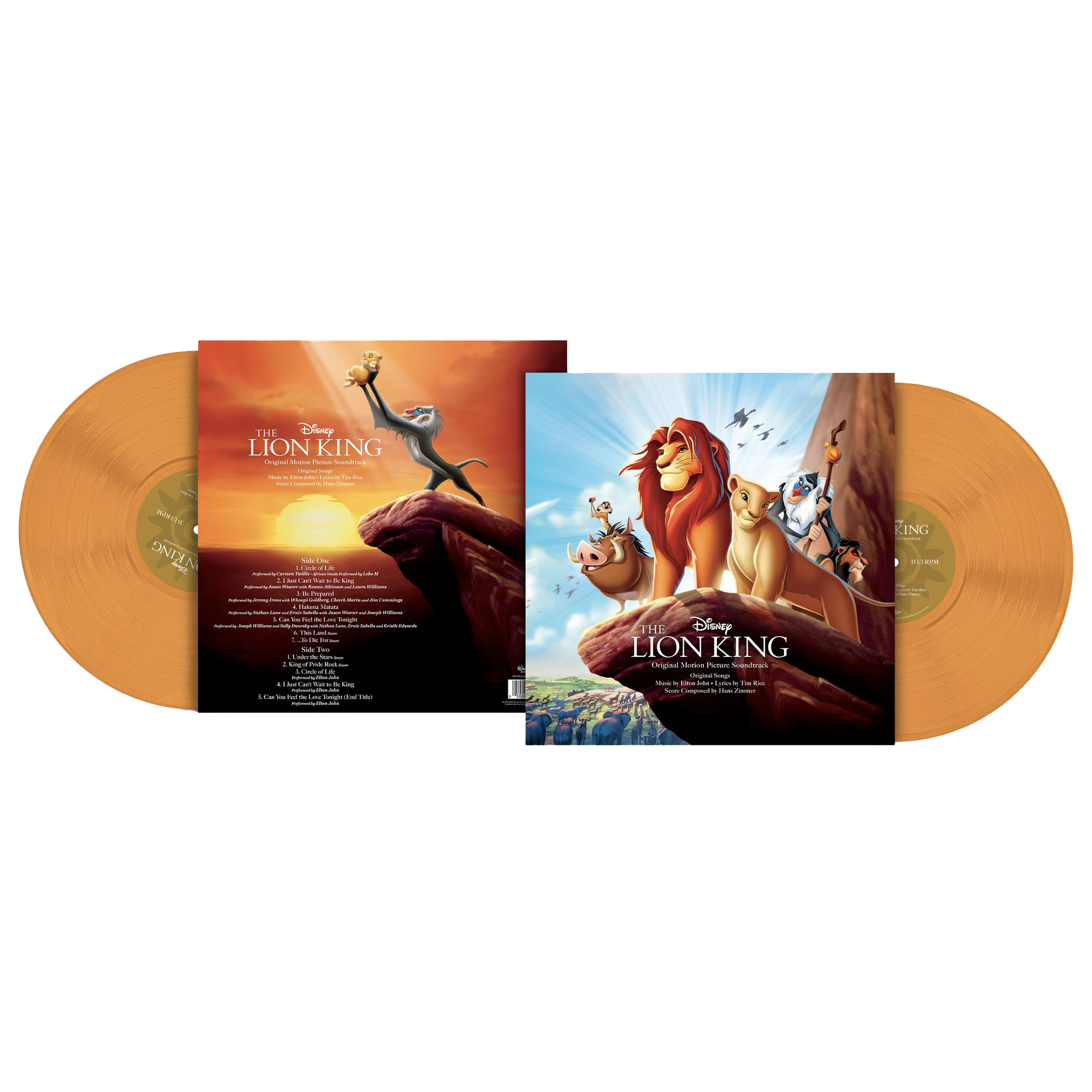 The Lion King: Limited Edition Orange Vinyl LP