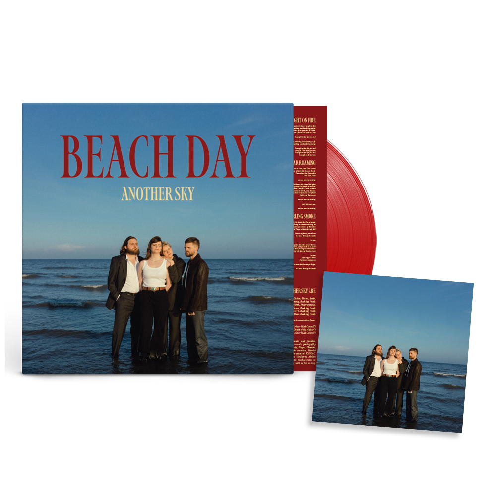Beach Day: Limited Red Vinyl LP + Signed Art Card