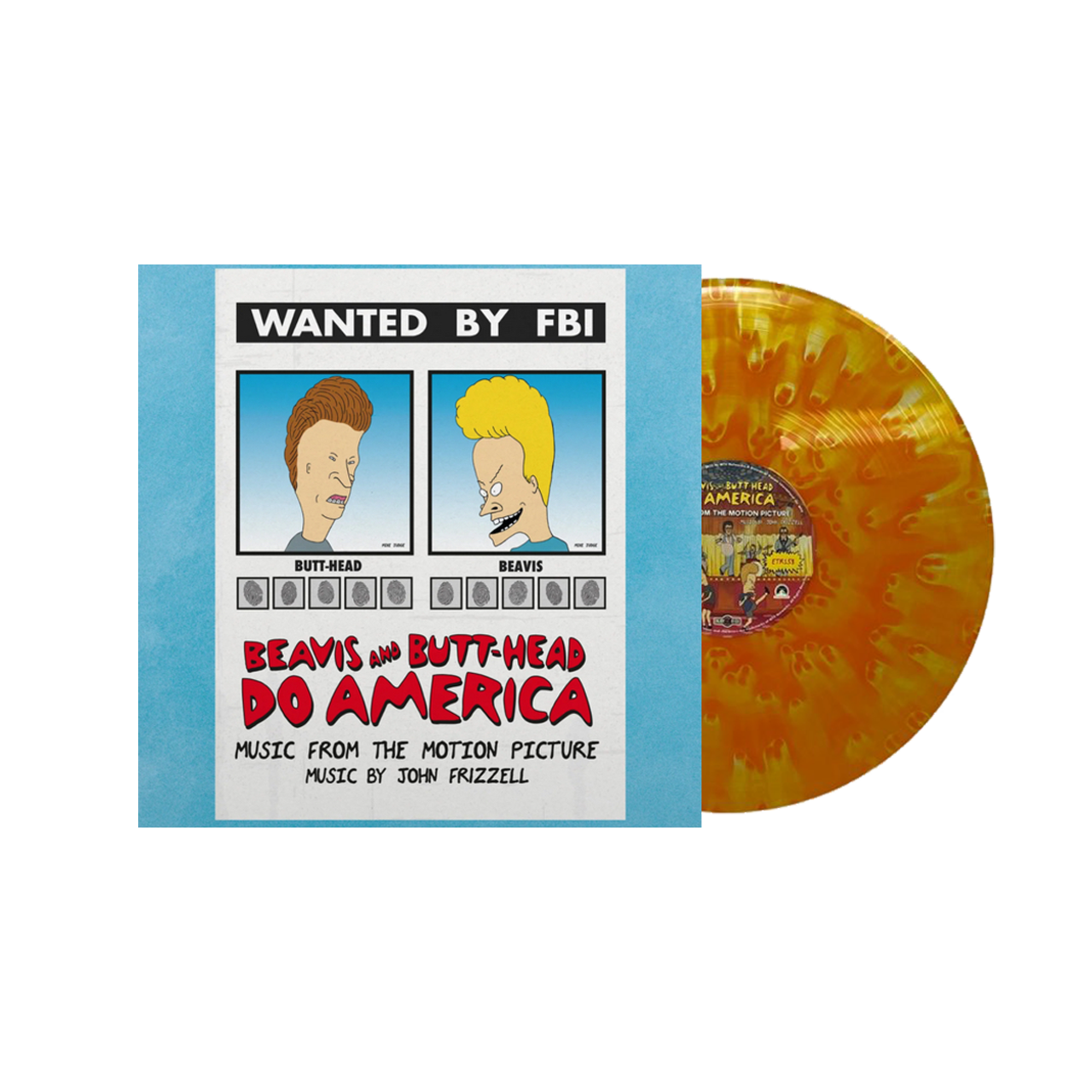 Beavis and Butt-Head Do America: Limited Cloudy Orange Fire Colour Vinyl LP